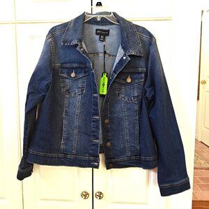 Jones New York Women's Jeans Jacket, Size XL/1X, NWT